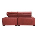Ver imagem 6 de Sofá de Canto Retrátil e Reclinável com Molas Cama Inbox Austin 2,60M x 2,60M Suede Velusoft