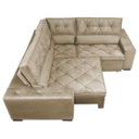 Ver imagem 5 de Sofá de Canto Retrátil e Reclinável com Molas Cama Inbox Austin 2,70M x 2,70M Suede Velusoft