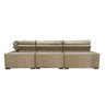 Sofá de Canto Retrátil e Reclinável com Molas Cama Inbox Austin 3,45x2,44 ou 2,44x3,45 Suede - 6