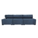 Ver imagem 6 de Sofá de Canto Retrátil e Reclinável com Molas Cama Inbox Austin 3,65x2,54 ou 2,54x3,65 Suede