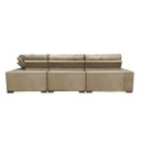 Ver imagem 6 de Sofá de Canto Retrátil e Reclinável com Molas Cama Inbox Austin 3,65M x 2,54M ou 2,54M x 3,65M Suede