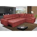 Ver imagem 1 de Sofá de Canto Retrátil e Reclinável com Molas Cama Inbox Austin 3,65x2,54 ou 2,54x3,65 Suede