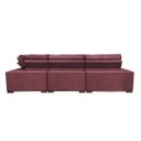 Ver imagem 6 de Sofá de Canto Retrátil e Reclinável com Molas Cama Inbox Austin 3,65x2,54 ou 2,54x3,65 Suede