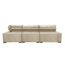 Ver imagem 6 de Sofá de Canto Retrátil e Reclinável com Molas Cama Inbox Austin 3,85x2,64 ou 2,64x3,85 Suede