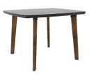 Ver imagem 1 de Mesa de Jantar Jade 4 Lugares Pés Oblongo Black com Vidro - Rv Móveis