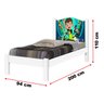 Cama Solteiro Ben 10, Cama Infantil, Cama para Menino - 1