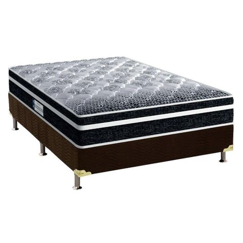 Cama Box Casal: Colchão Ortopédico Probel D33/ep Advanced Tech1500 Plus + Base Brown(138x188)