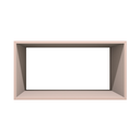 Ver imagem 1 de Nicho Decorativo Retangular 60x30x30 Mdf Plancasa:sal Rosa