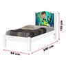Cama Solteiro Ben10 com Colchão, Cama Infantil - 2