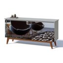 Ver imagem 1 de Buffet Classic Branco Acetinado com Espelho