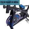 Bicicleta Ergométrica Regulagem De Força 13kg Bike Exercícios Fisioterapia Ajustável Azul Importway - 3