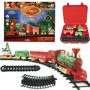 Ver imagem 1 de Brinquedo Decoração Locomotiva Trem de Natal Trilho Elétrico