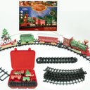 Ver imagem 3 de Brinquedo Decoração Locomotiva Trem de Natal Trilho Elétrico