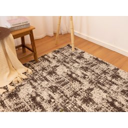 Tapete para Sala Mesclado Carrara 2x2m Marrom Café - 2
