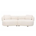 Ver imagem 1 de Sofá Lunna 2 Lugares 210cm Bouclé Off White - Sallar Home