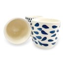 Ver imagem 4 de Jogo com 6 Xícaras de Cerâmica Cônica Blue 90ml -allmix