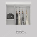 Ver imagem 7 de Guarda Roupa Solteiro 3 Portas e 1 Gaveta Realeza - Branco