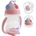 Ver imagem 4 de Copo Infantil Rosa com Canudo Musical 300ml Buba