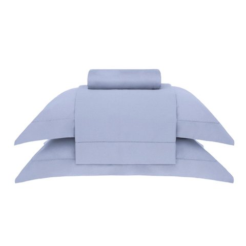 Jogo de Cama Queen Bud Vision New Colors Azul 4 Peças Cetim 300 Fios 100% Algodão Buddemeyer