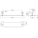 Ver imagem 2 de Prateleira acrílica Single - Docol 00219806