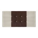 Ver imagem 1 de Cabeceira Casal Jbe Moveis Nina 144cm Bege/Marrom para Cama Box 138cm Decoração Quarto