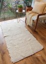 Ver imagem 4 de Tapete Artesanal Algodão Beira Cama Versatto Rose Cru 80 x 150