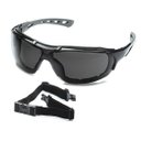 Ver imagem 1 de Óculos De Proteção Steelflex Anti Embaçante Tático Tiro Airsoft Bike Moto Roma Ca 40903