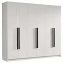 Ver imagem 3 de Guarda-roupa Casal 6 Portas Batentes Venus Madesa