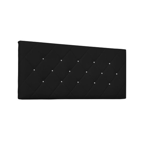 Painel de Cama 160cm Paris Corano Preto - Lucadi Home