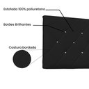 Ver imagem 3 de Painel de Cama 160cm Paris Corano Preto - Lucadi Home