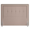 Ver imagem 3 de Cabeceira Cama Box Casal King 195cm Paolla P02 Linho Bege Cru - Mpozenato