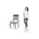 Ver imagem 2 de Kit 2 Cadeiras Sala Jantar Mila Plus 2 Un Nature/corano Caramelo/linho Creme - Henn