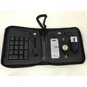 Ver imagem 6 de Mini Kit Usb Viagem Mouse Teclado Num Hub 4 Portas Cabo Rede