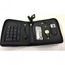 Ver imagem 7 de Mini Kit Usb Viagem Mouse Teclado Num Hub 4 Portas Cabo Rede