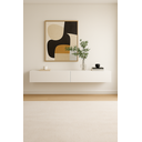 Ver imagem 1 de Rack Linea Suspenso para Painel ou Tv com 2 Portas Basculantes 110cm Branco