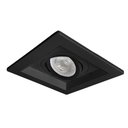 Ver imagem 1 de Spot de Embutir Direcionável Recuado 1190 ABS 12x12cm P/ Lâmpada Dicroica Preto