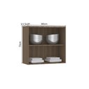 Ver imagem 2 de Armário Aéreo de Cozinha 80cm 2 Portas Aspen Luciane Móveis