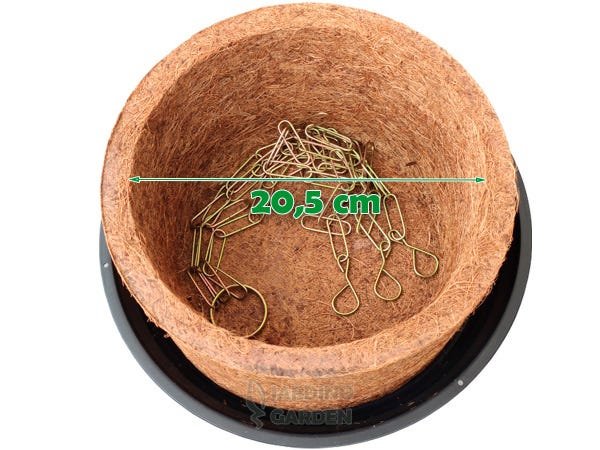 VASO PARA PLANTA XAXIM Nº3 COM PRATO E CORRENTE 03 KIT - 3