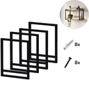 Ver imagem 2 de Kit 4 Suporte Prateleira Dupla 30cm Estilo Industrial