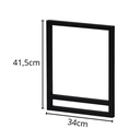 Ver imagem 6 de Kit 4 Suporte Prateleira Dupla 30cm Estilo Industrial