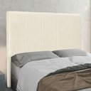 Ver imagem 2 de Cabeceira Queen Size Casal 1,60m Erza Linho Natural-gran B