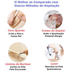 Pedra Depiladora Esfoliante Depilador Cristal Magico Reutilizavel Depila Pele Rosto Corpo Mao Braço - 4