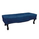 Ver imagem 6 de Cabeceira Cama Box King 195cm e Recamier Vicenza Suede Azul Marinho S04 - D'Rossi