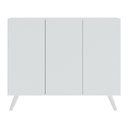 Ver imagem 7 de Aparador Buffet 3 Portas Retrô Veneza Multimóveis MP1009 Branco
