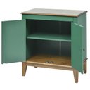 Ver imagem 2 de Buffet Antoine 2 Portas Cor Verde e Amendoa 83cm - 62622