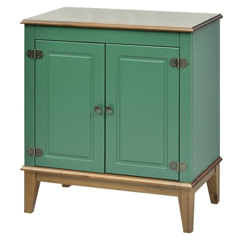 Buffet Antoine 2 Portas Cor Verde e Amendoa 83cm - 62622