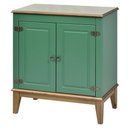 Ver imagem 1 de Buffet Antoine 2 Portas Cor Verde e Amendoa 83cm - 62622