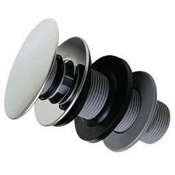 Kit C/ 10 Válvula Ralo Click 7/8 Abs P/ Pia e Cuba Cromado - 4