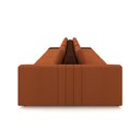 Ver imagem 7 de Sofá Ilha com Encosto e Almofadas Móveis Olimpo 505cm Modulado Linho/PU Terracota/Marrom G45 - Gran