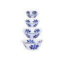 Ver imagem 1 de Conjunto de 4 Tigelas Bowls com Abas Porcelana Pintada a Mão Porcelana Monte Sião